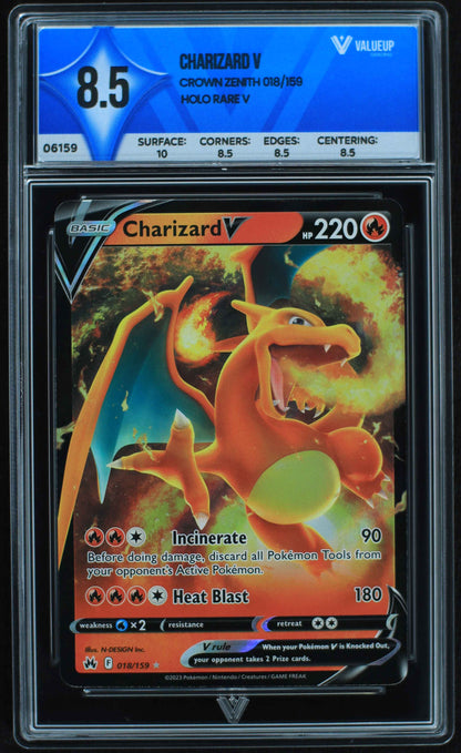 06159 CHARIZARD V Grading Card