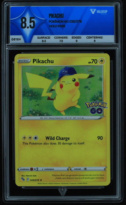 06164 PIKACHU Grading Card