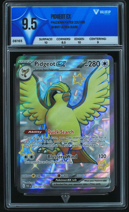 06165 PIDGEOT EX Grading Card