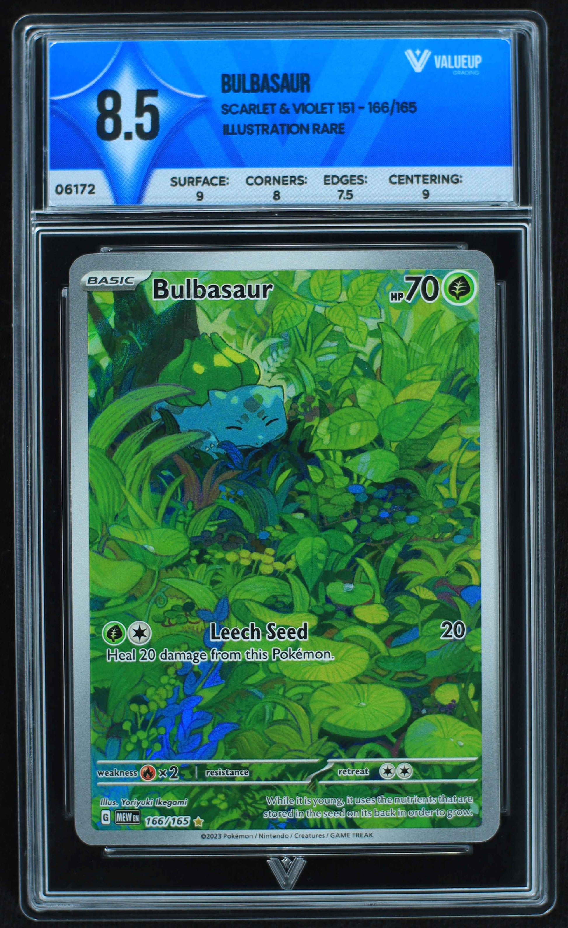 06172 BULBASAUR Grading Card