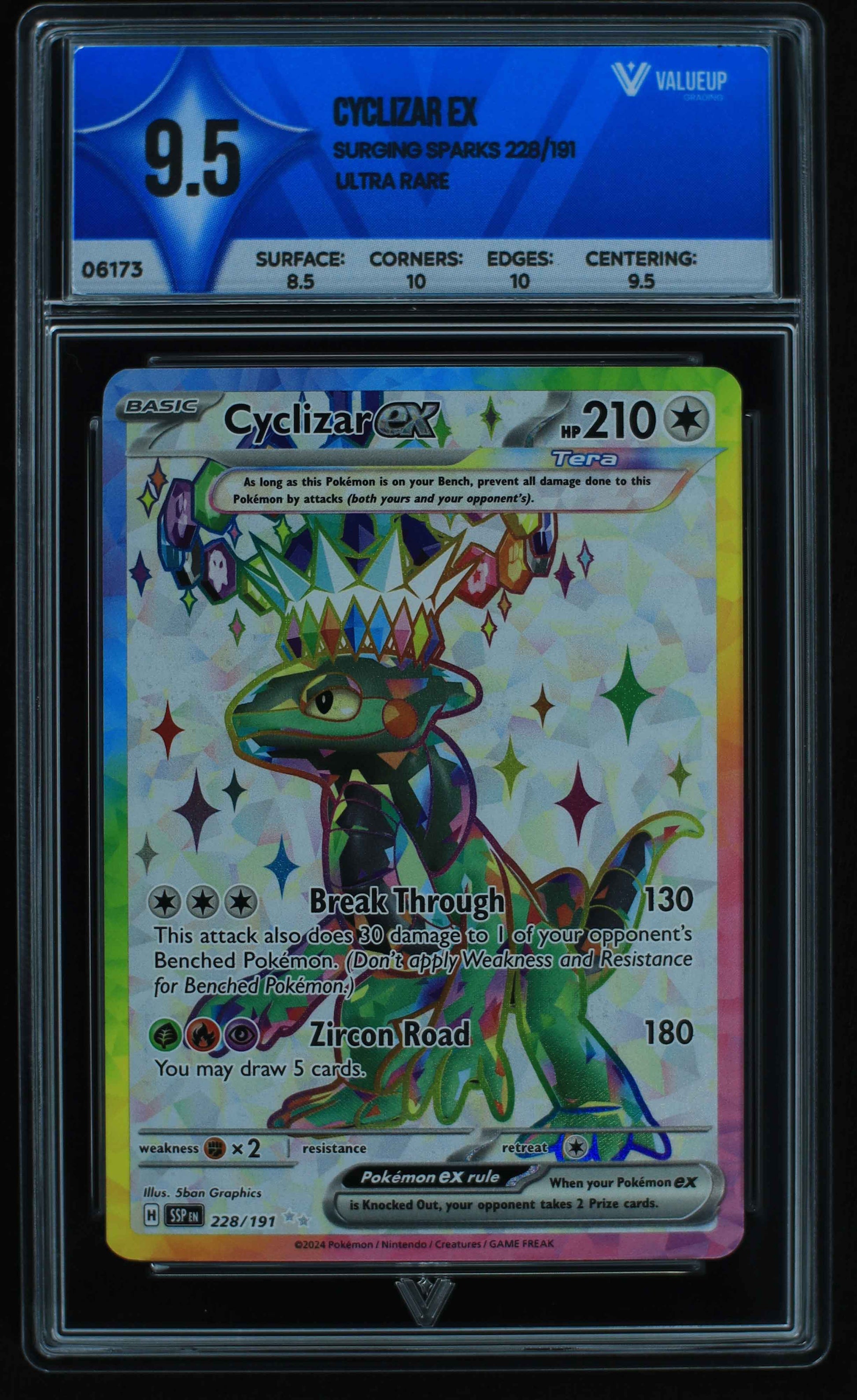 06173 CYCLIZAR EX Grading Card