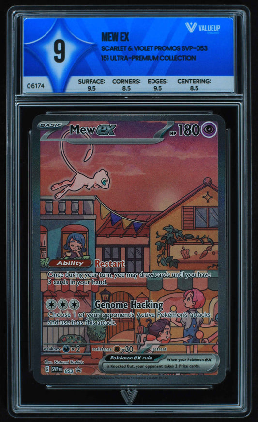 06174 MEW EX Grading Card