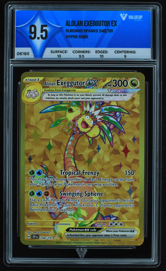 06180 ALOLAN EXEGGUTOR EX Grading Card