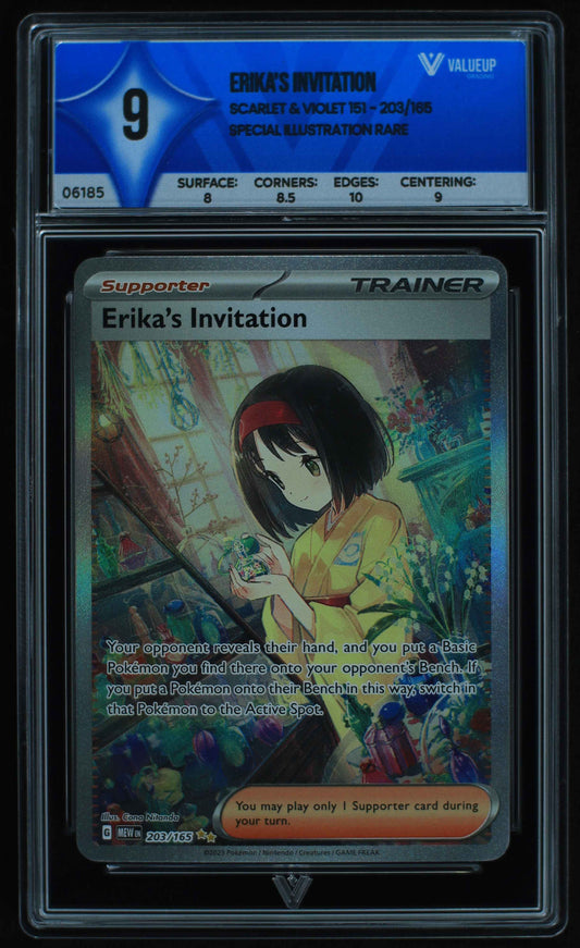 06185 ERIKA'S INVITATION Grading Card