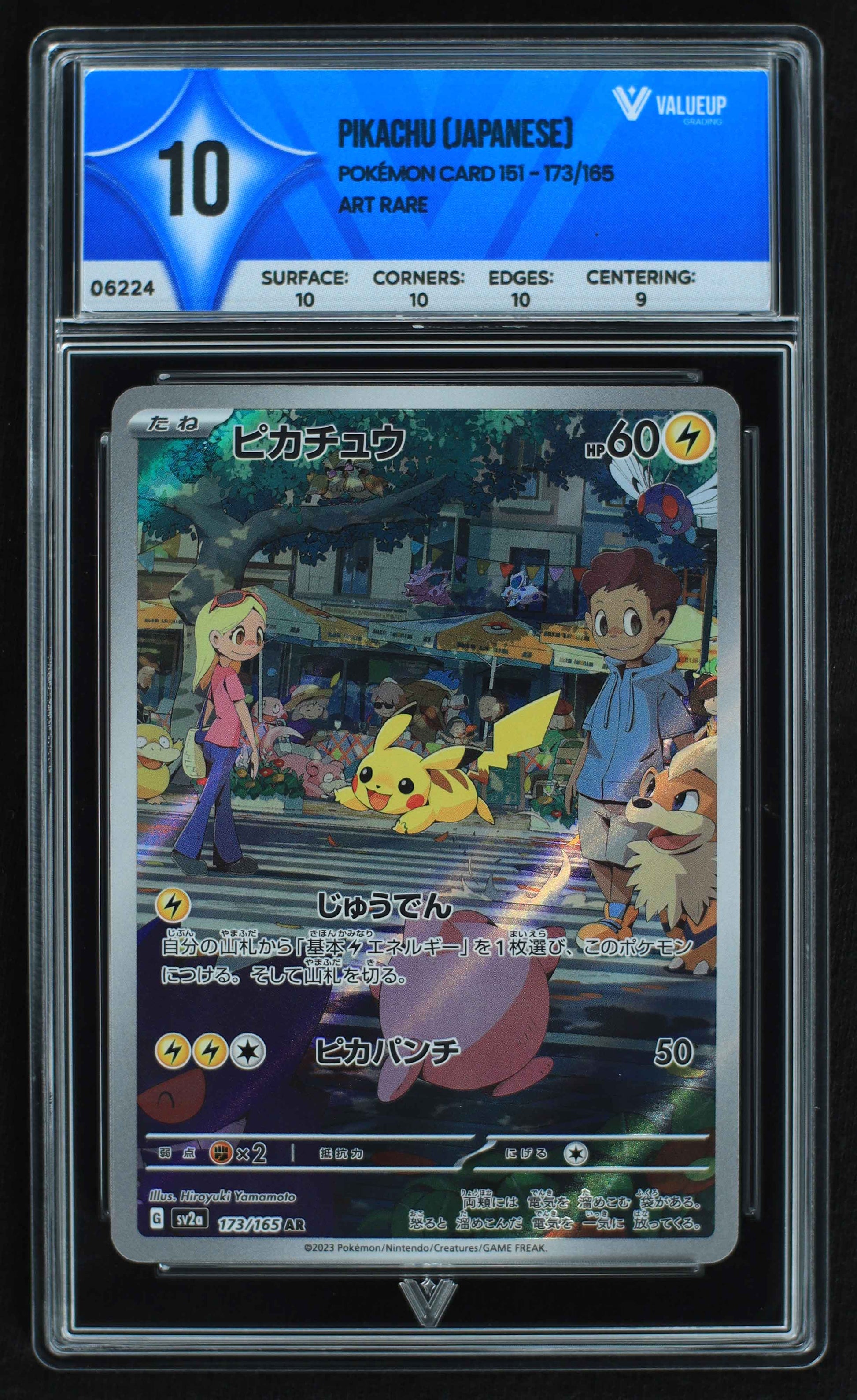 06224 PIKACHU (JAPANESE) Grading Card