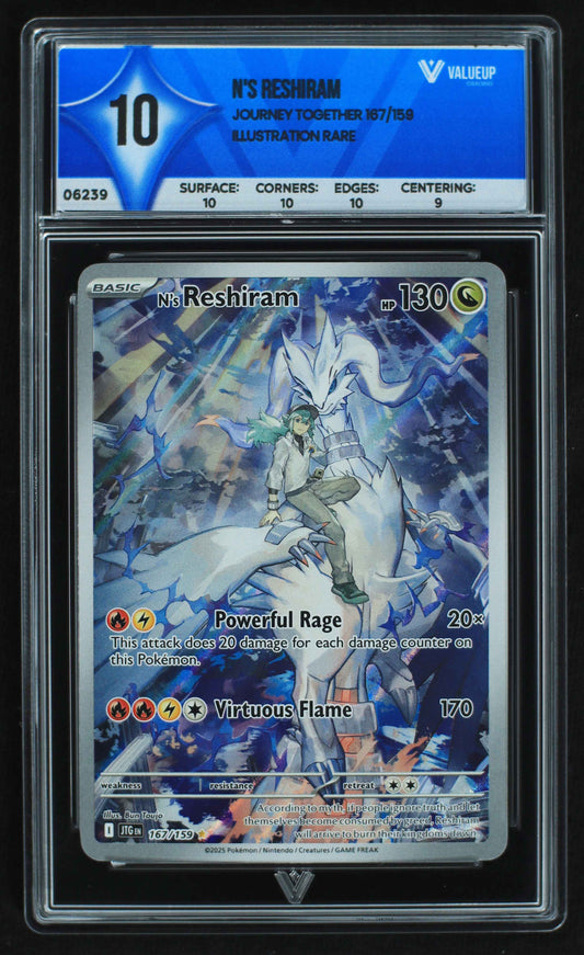 06239 N'S RESHIRAM Grading Card