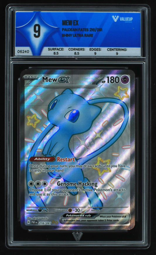 06240 MEW EX Grading Card