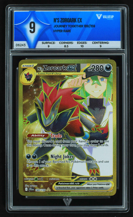06243 N'S ZOROARK EX Grading Card