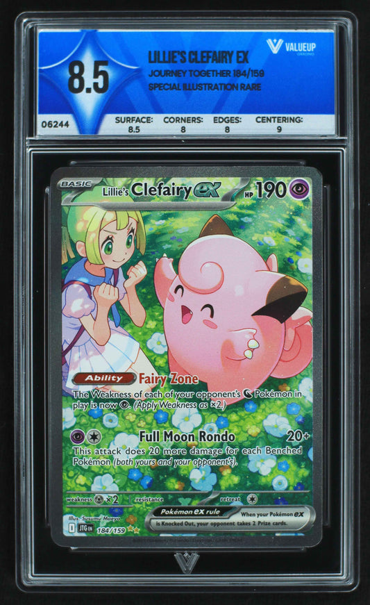 06244 LILLIE'S CLEFAIRY EX Grading Card