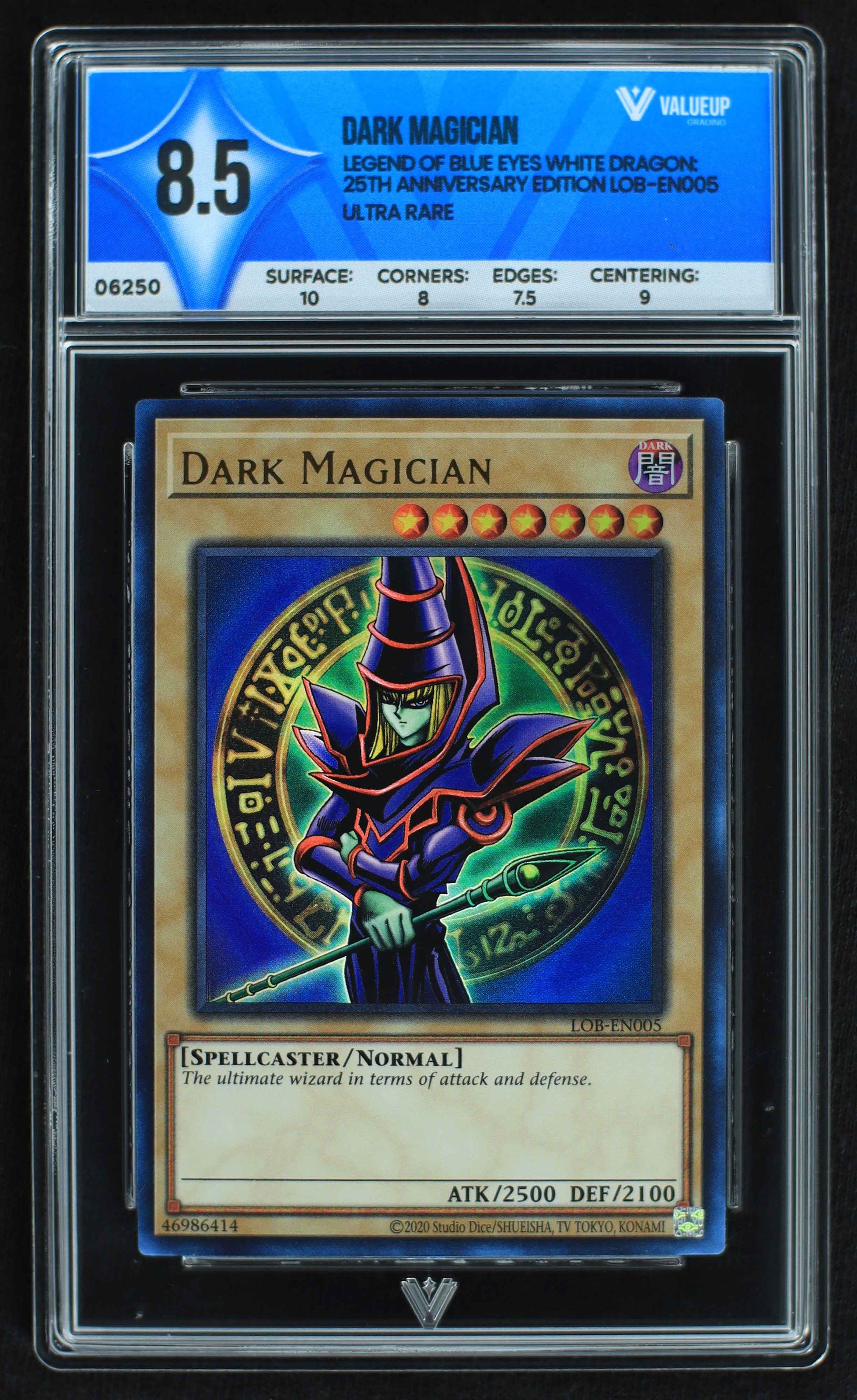 06250 DARK MAGICIAN Grading Card