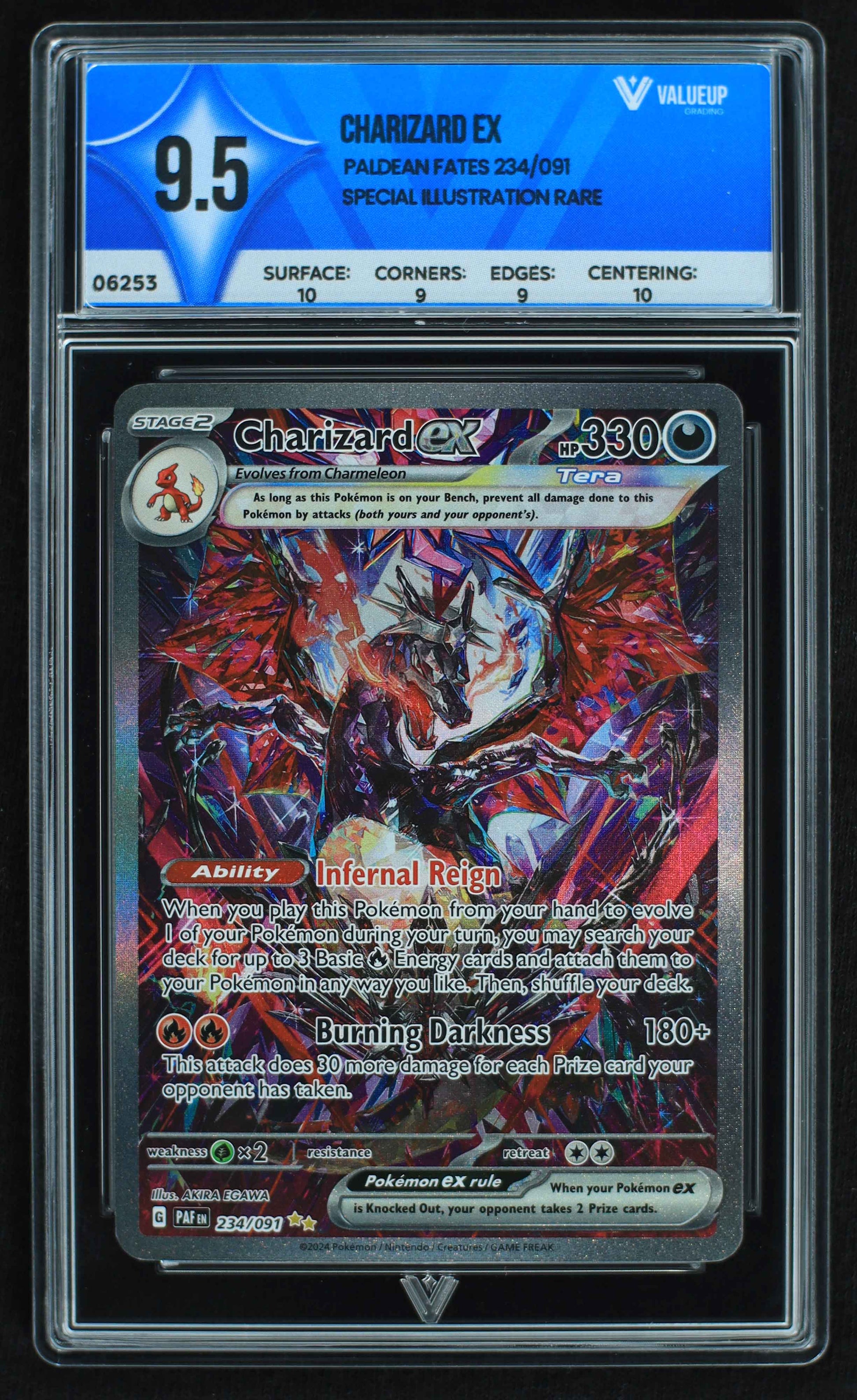 06253 CHARIZARD EX Grading Card