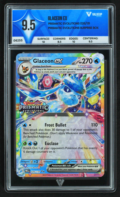 06255 GLACEON EX Grading Card