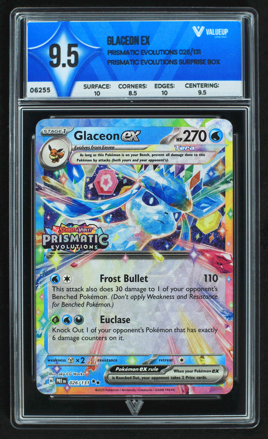 06255 GLACEON EX Grading Card