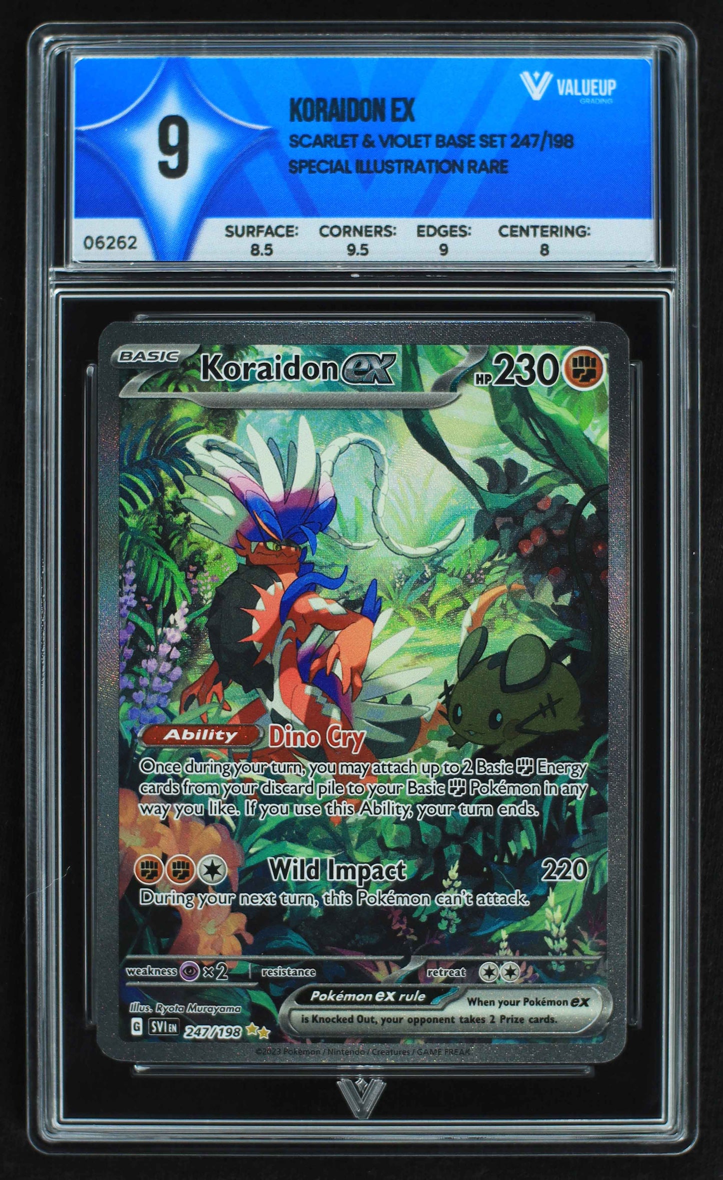 06262 KORAIDON EX Grading Card
