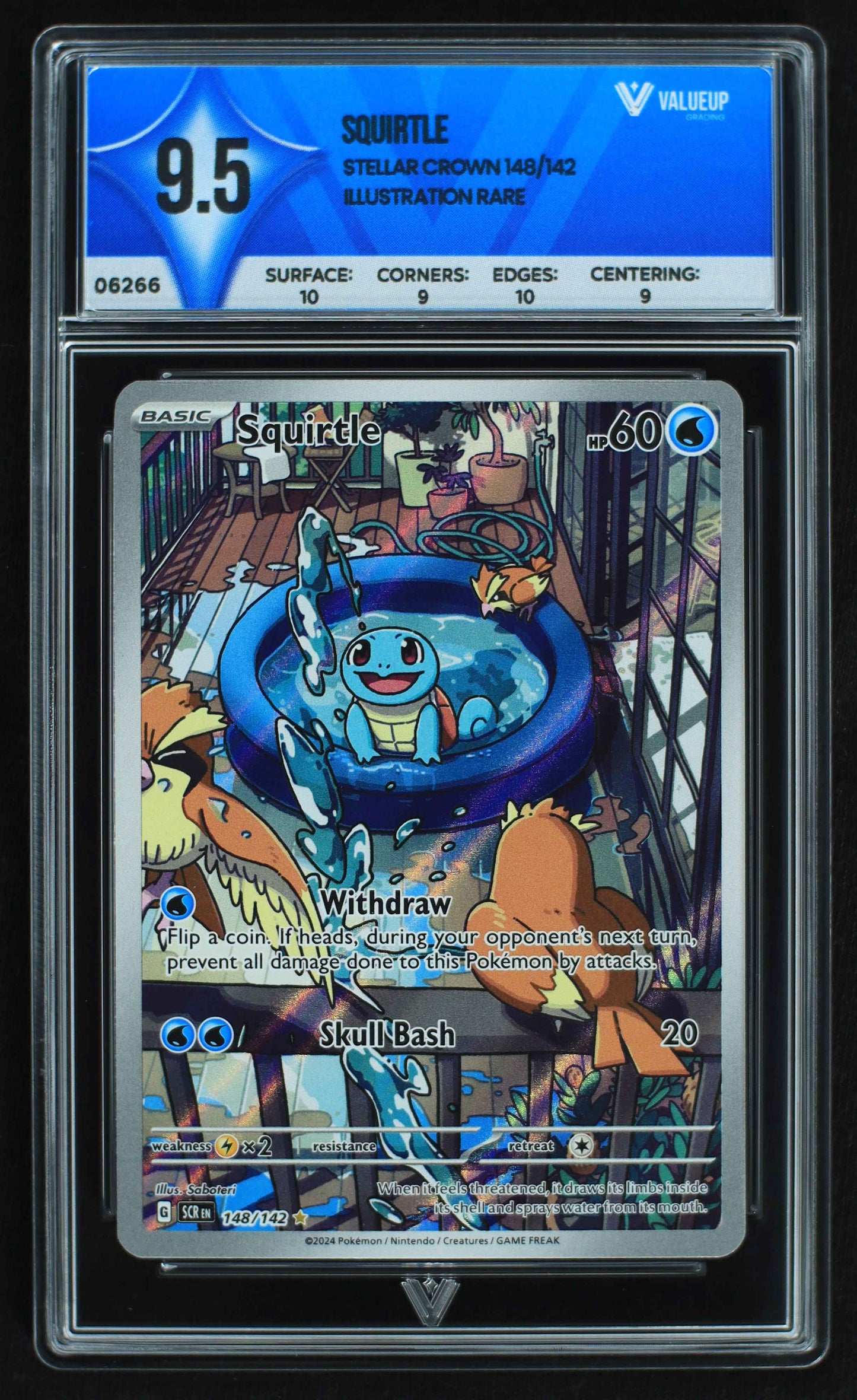 06266 SQUIRTLE Grading Card