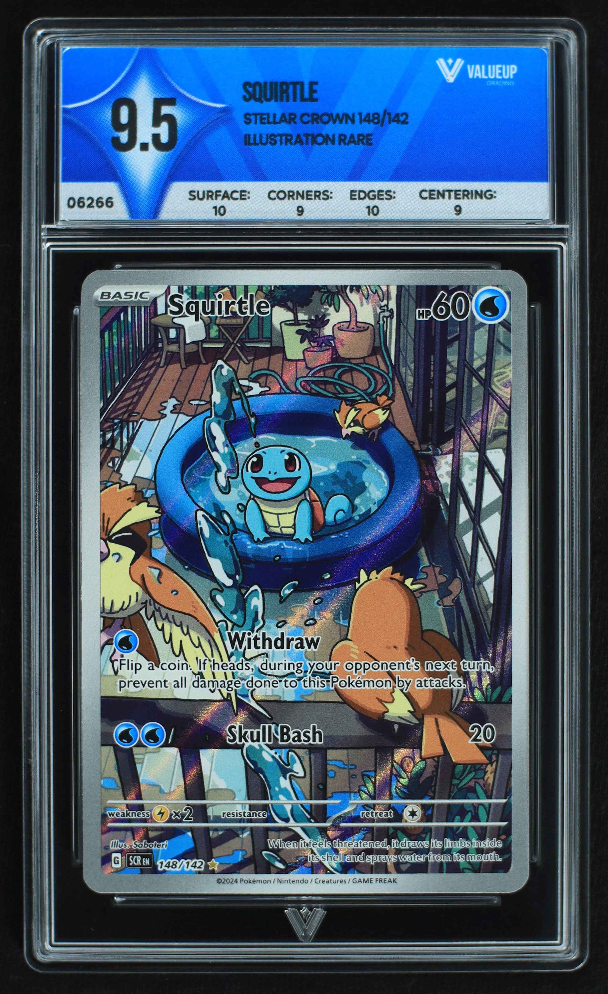 06266 SQUIRTLE Grading Card