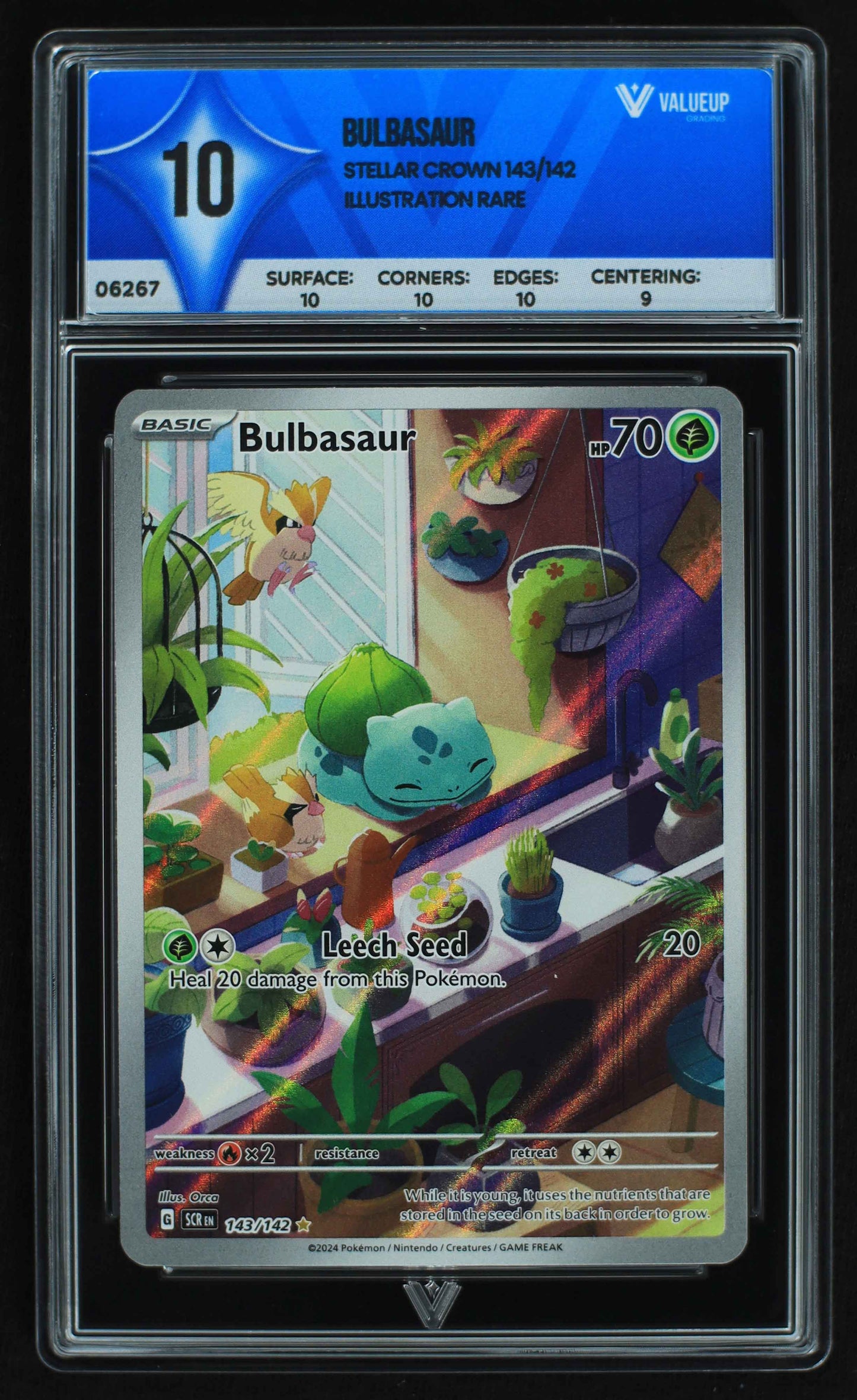 06267 BULBASAUR Grading Card