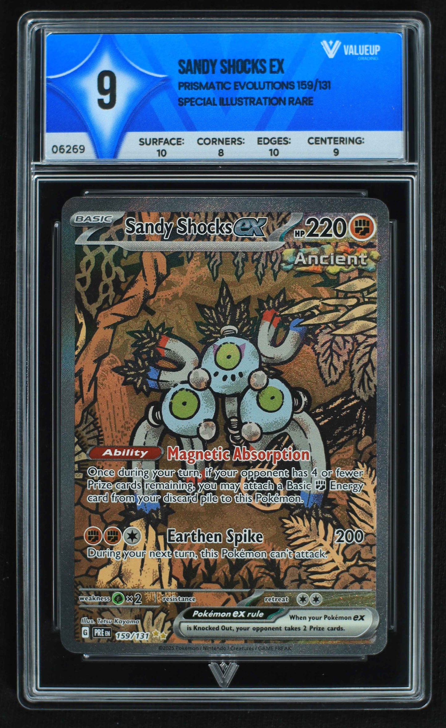 06269 SANDY SHOCKS EX Grading Card