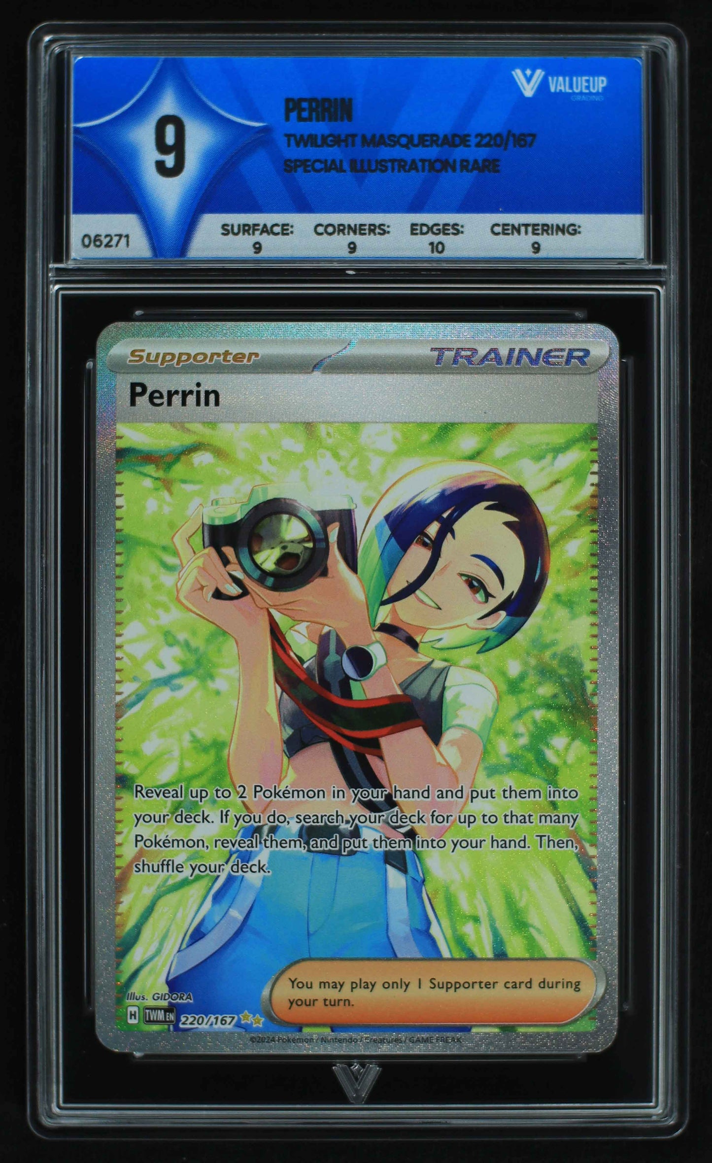 06271 PERRIN Grading Card