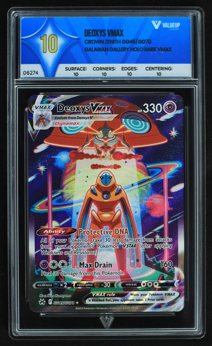 06274 DEOXYS VMAX Grading Card