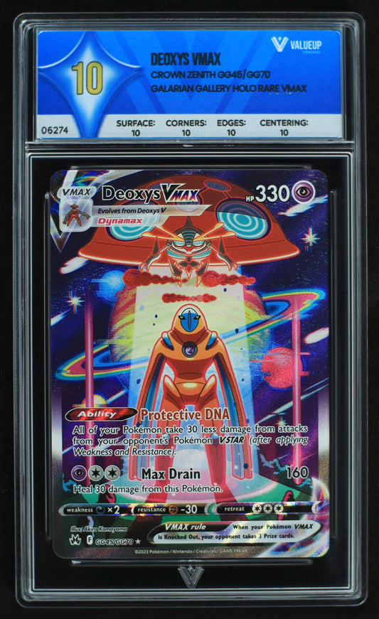 06274 DEOXYS VMAX Grading Card