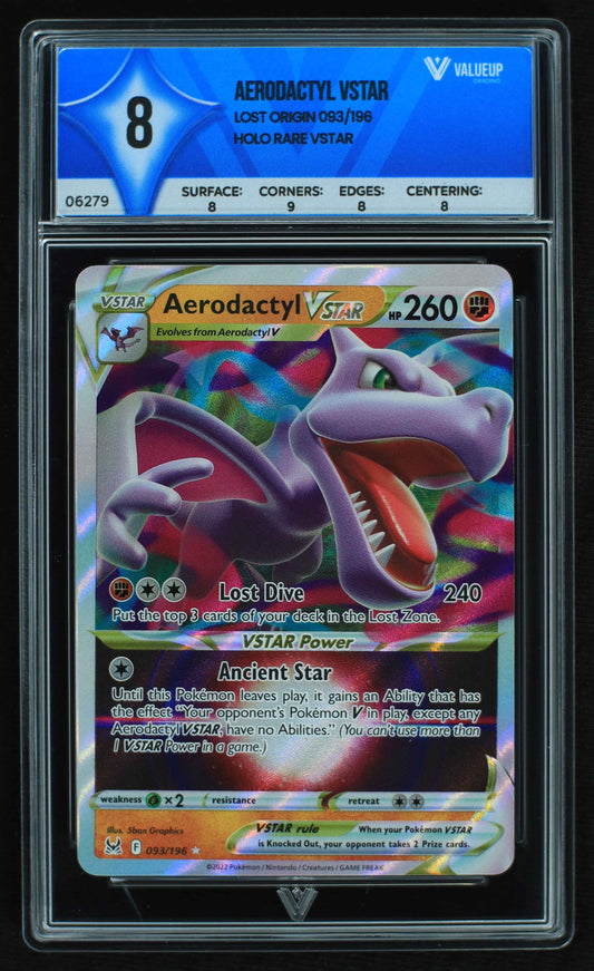 06279 AERODACTYL VSTAR Grading Card