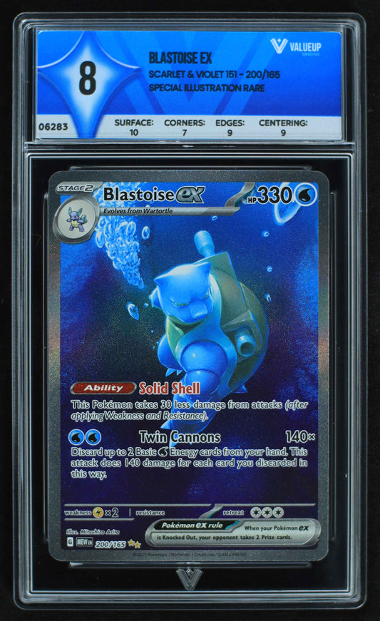 06283 BLASTOISE EX Grading Card