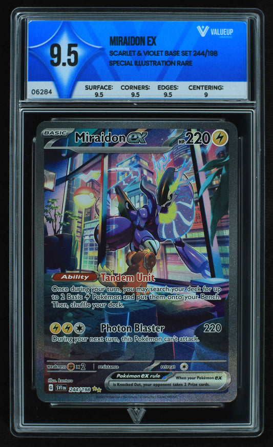 06284 MIRAIDON EX Grading Card