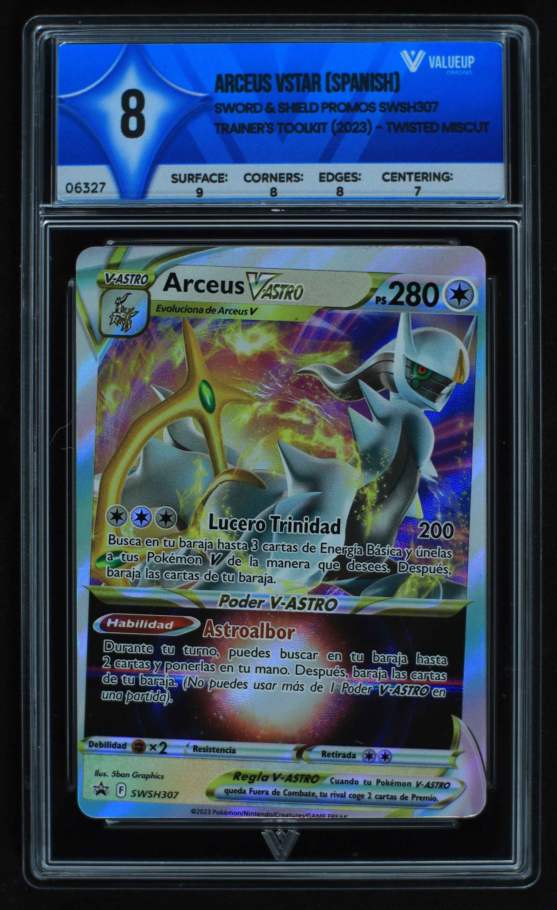06327 ARCEUS VSTAR (SPANISH) Grading Card