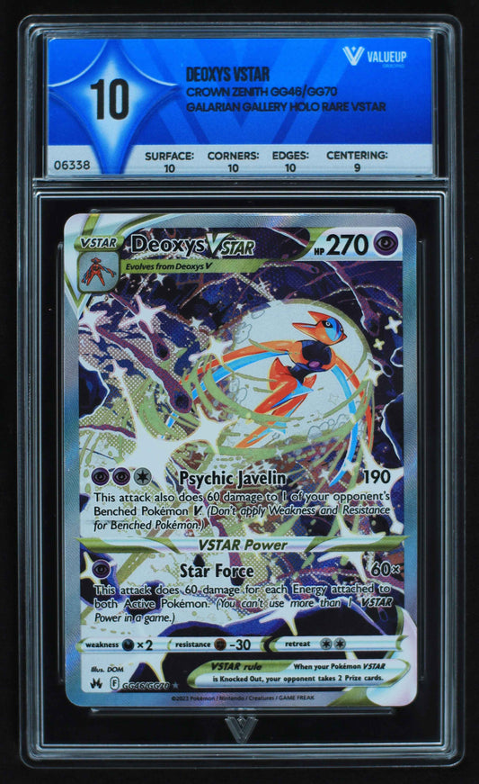06338 DEOXYS VSTAR Grading Card