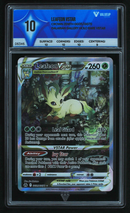 06346 LEAFEON VSTAR Grading Card