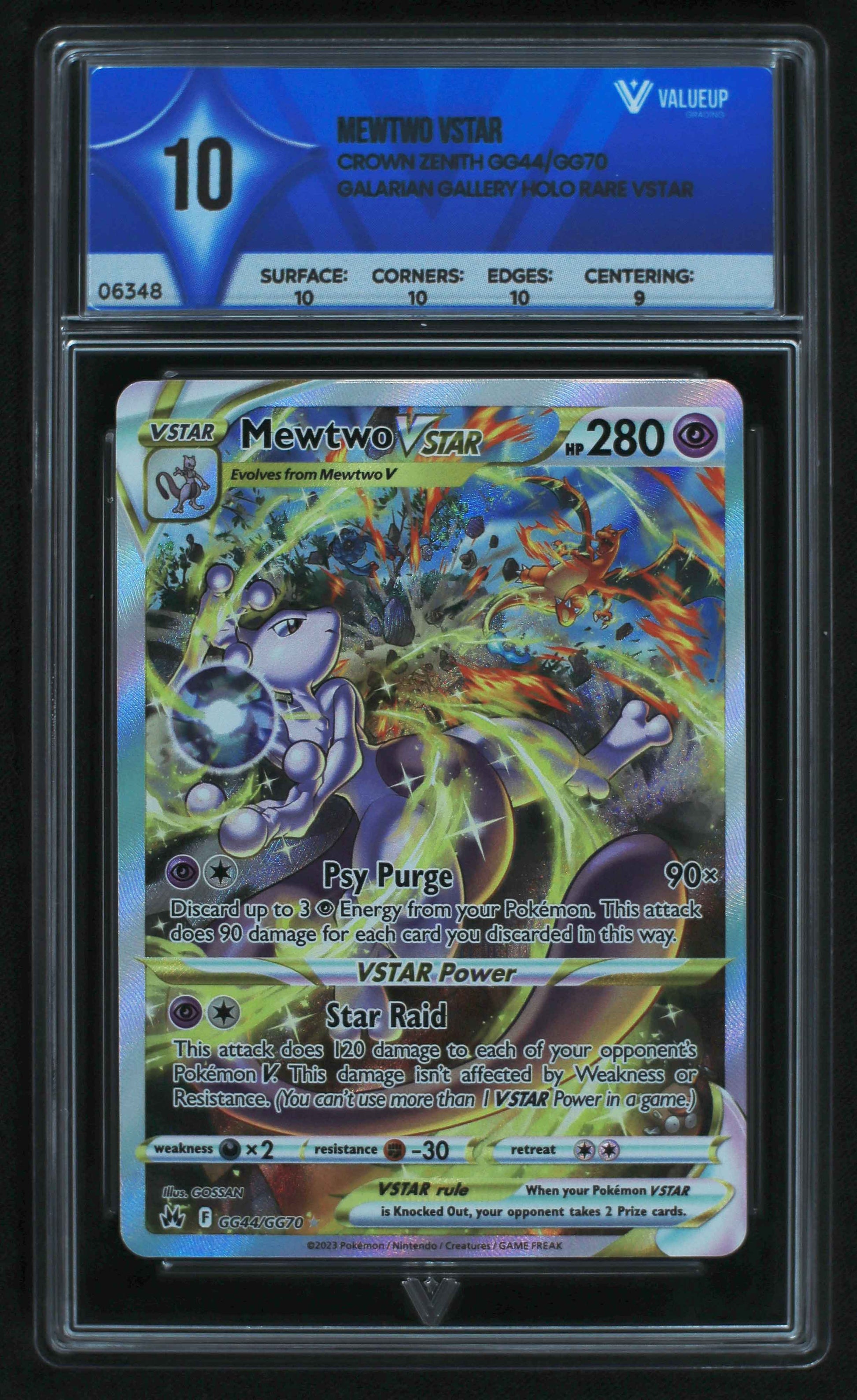 06348 MEWTWO VSTAR Grading Card