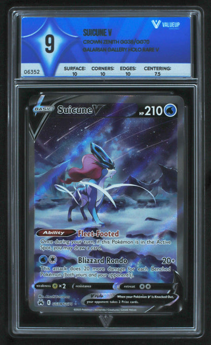 06352 SUICUNE V Grading Card