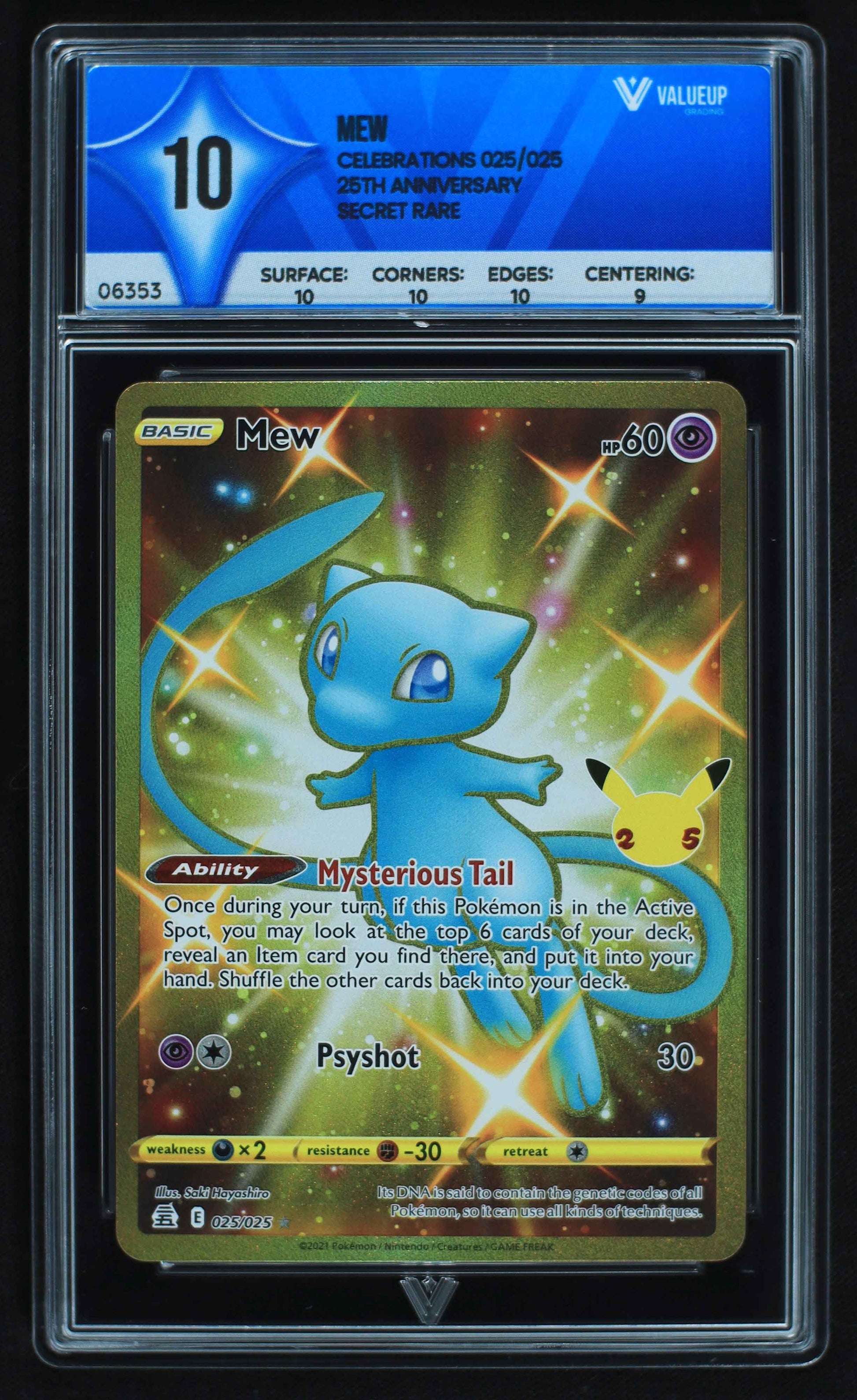 06353 MEW Grading Card