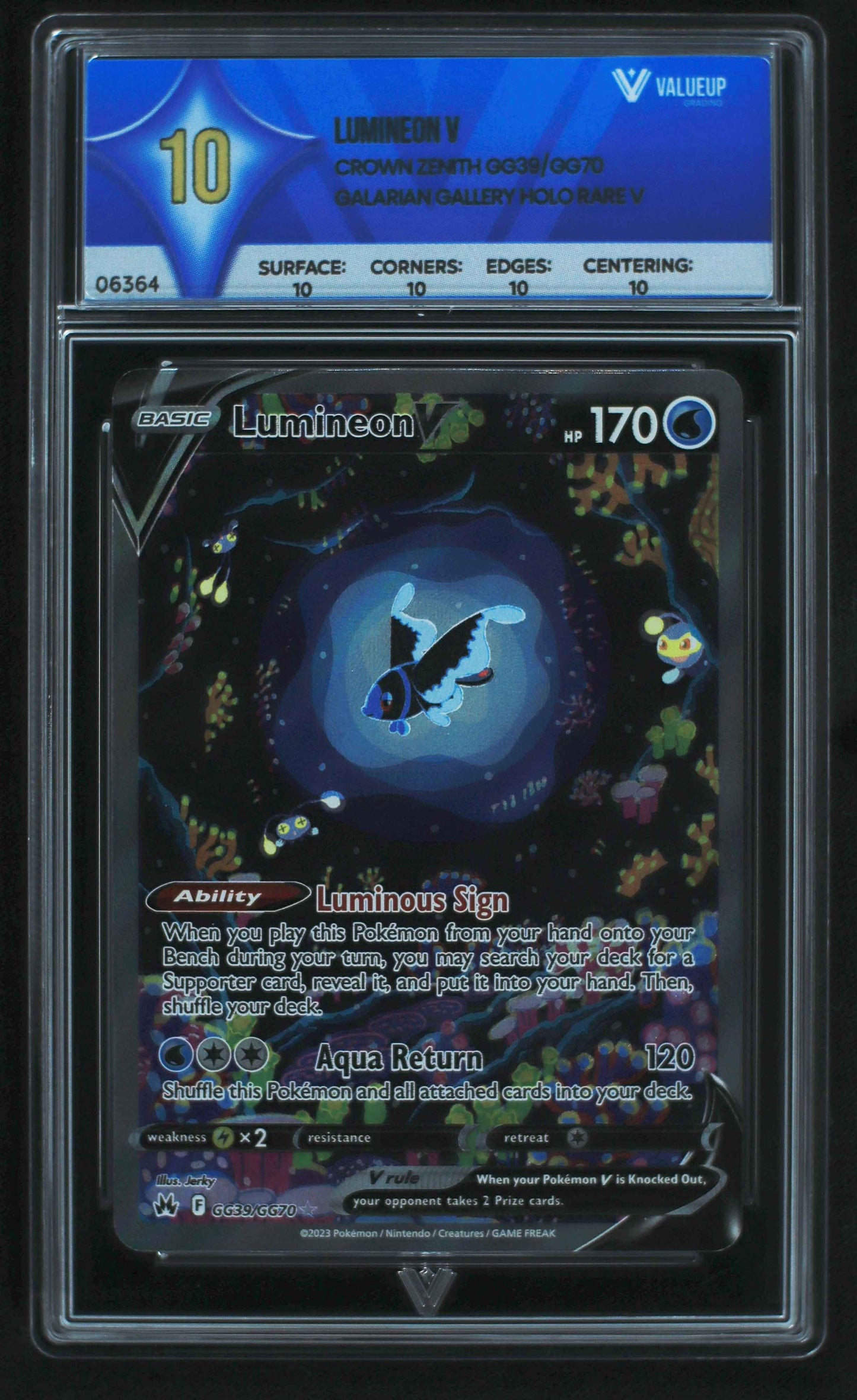 06364 LUMINEON V Grading Card