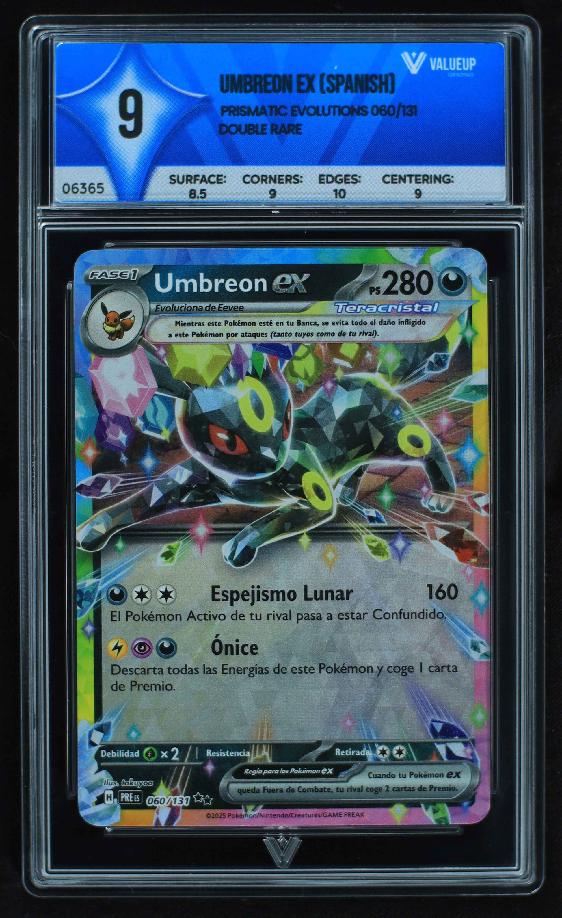 06365 UMBREON EX (SPANISH) Grading Card