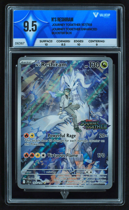 06367 N'S RESHIRAM Grading Card