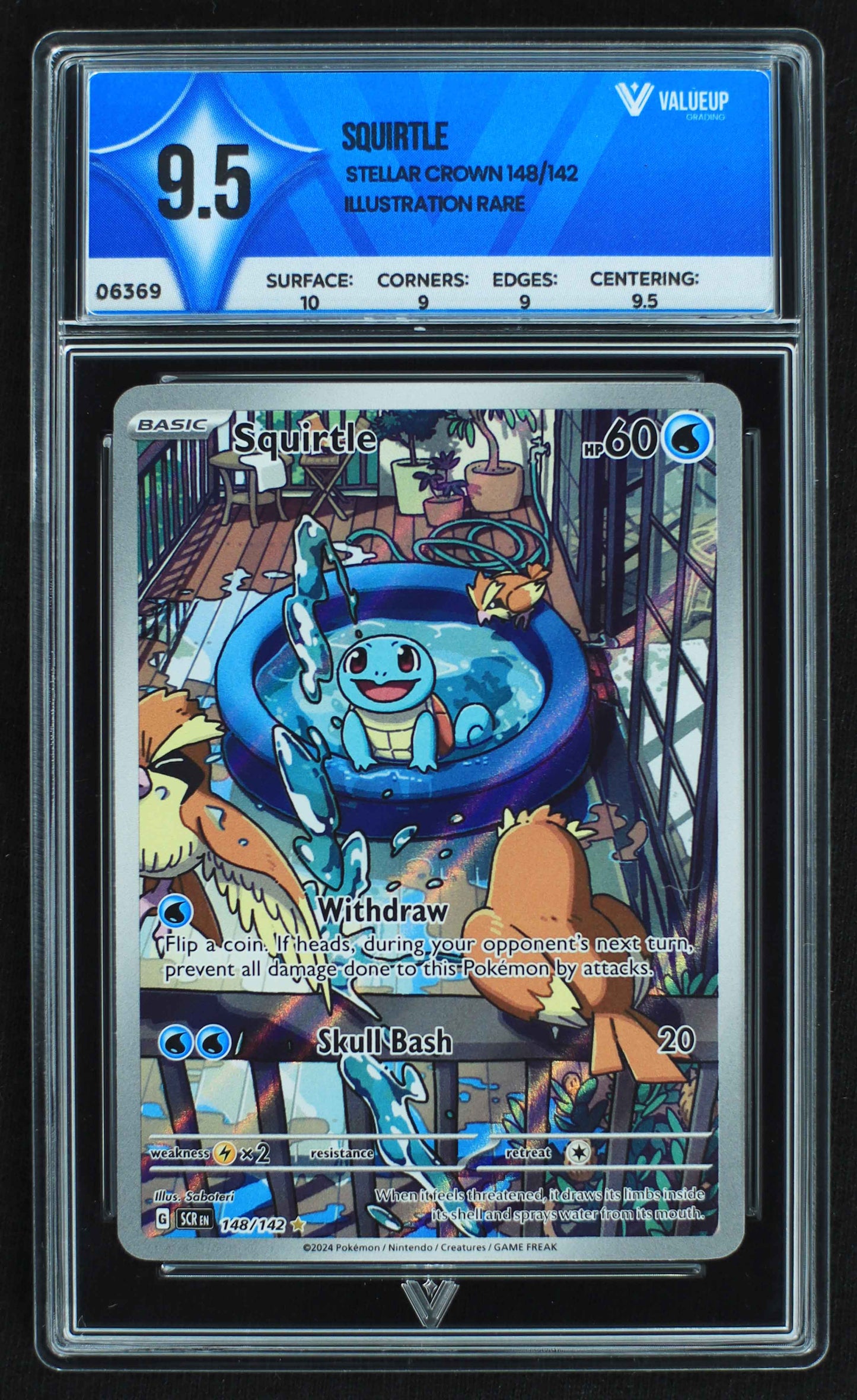 06369 SQUIRTLE Grading Card