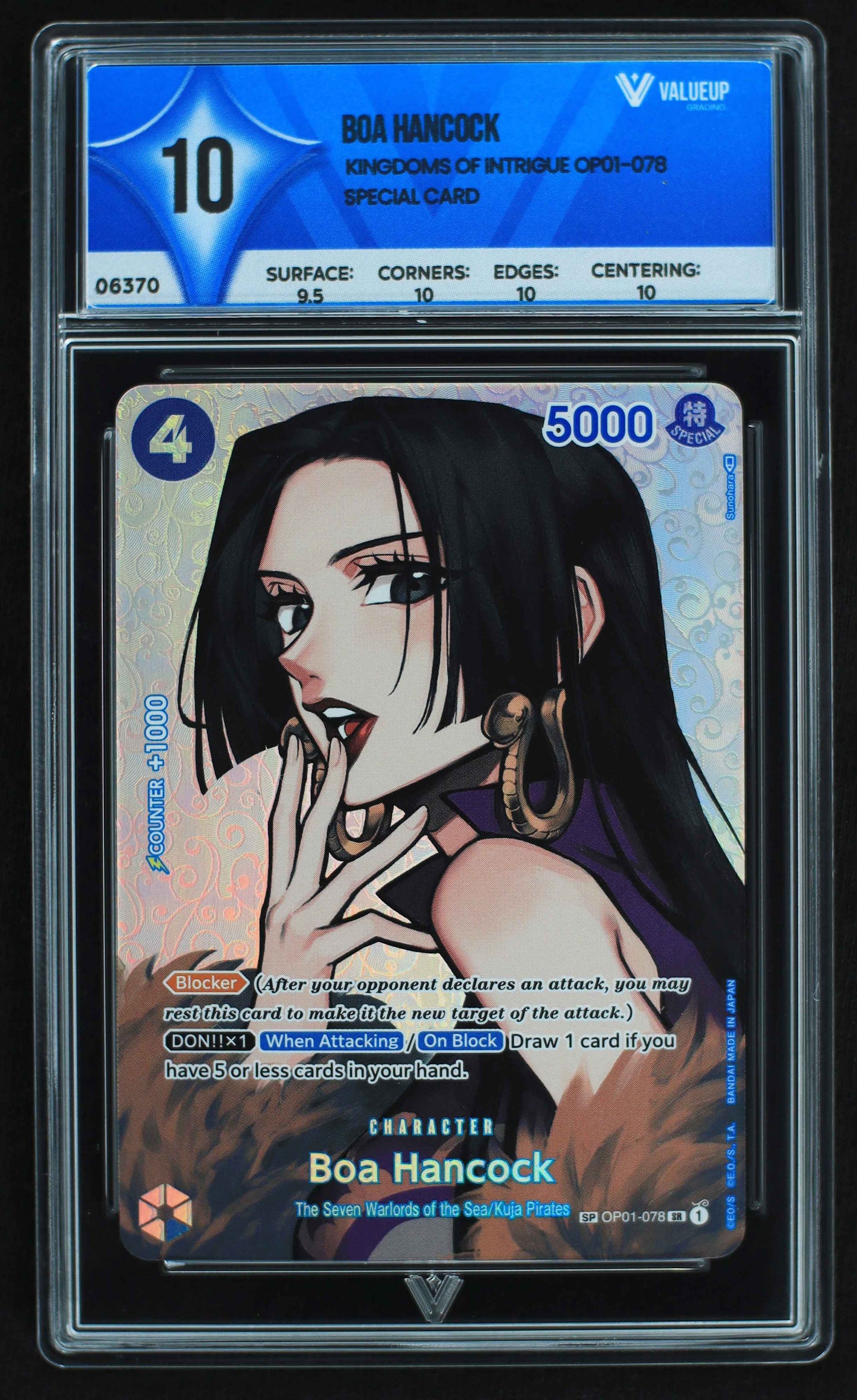 06370 BOA HANCOCK Grading Card