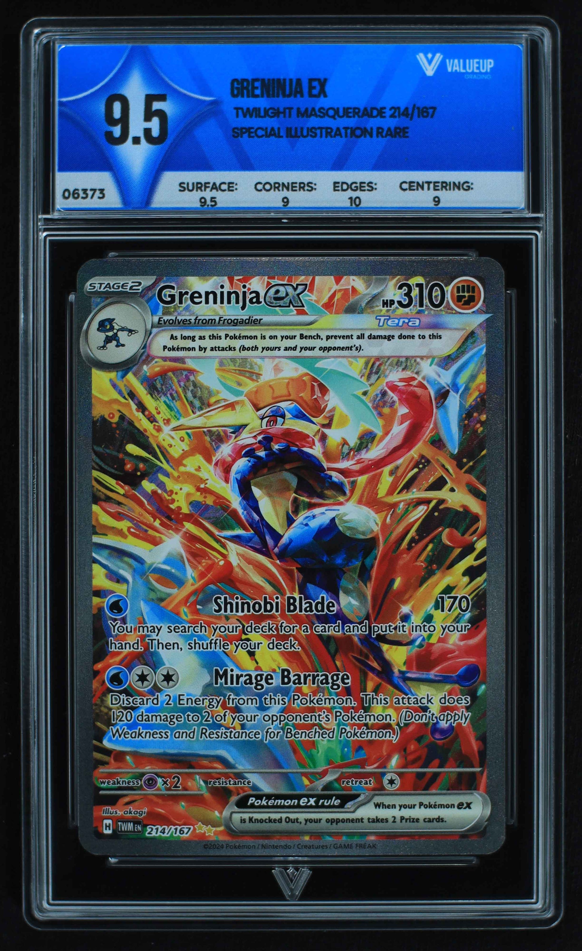 06373 GRENINJA EX Grading Card