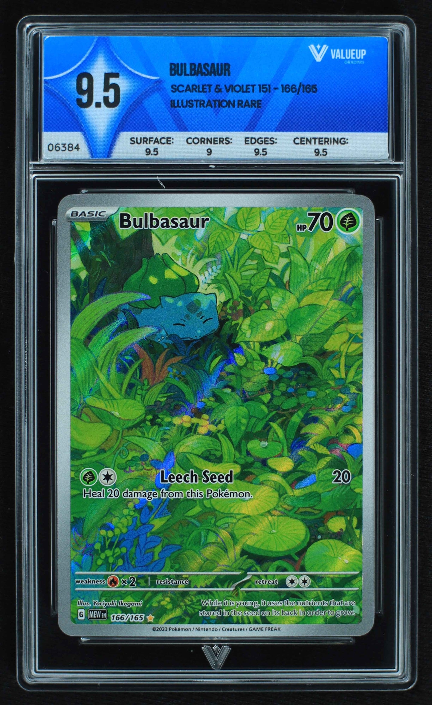 06384 BULBASAUR Grading Card