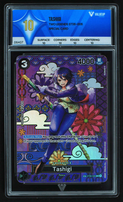 06407 TASHIGI Grading Card