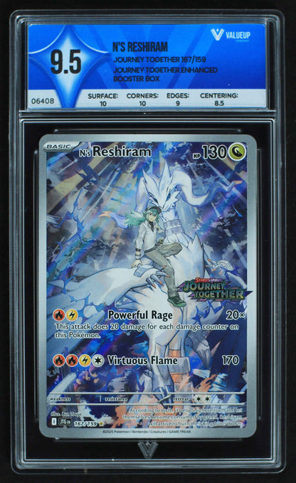 06408 N'S RESHIRAM Grading Card