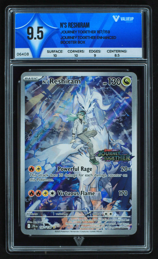 06408 N'S RESHIRAM Grading Card