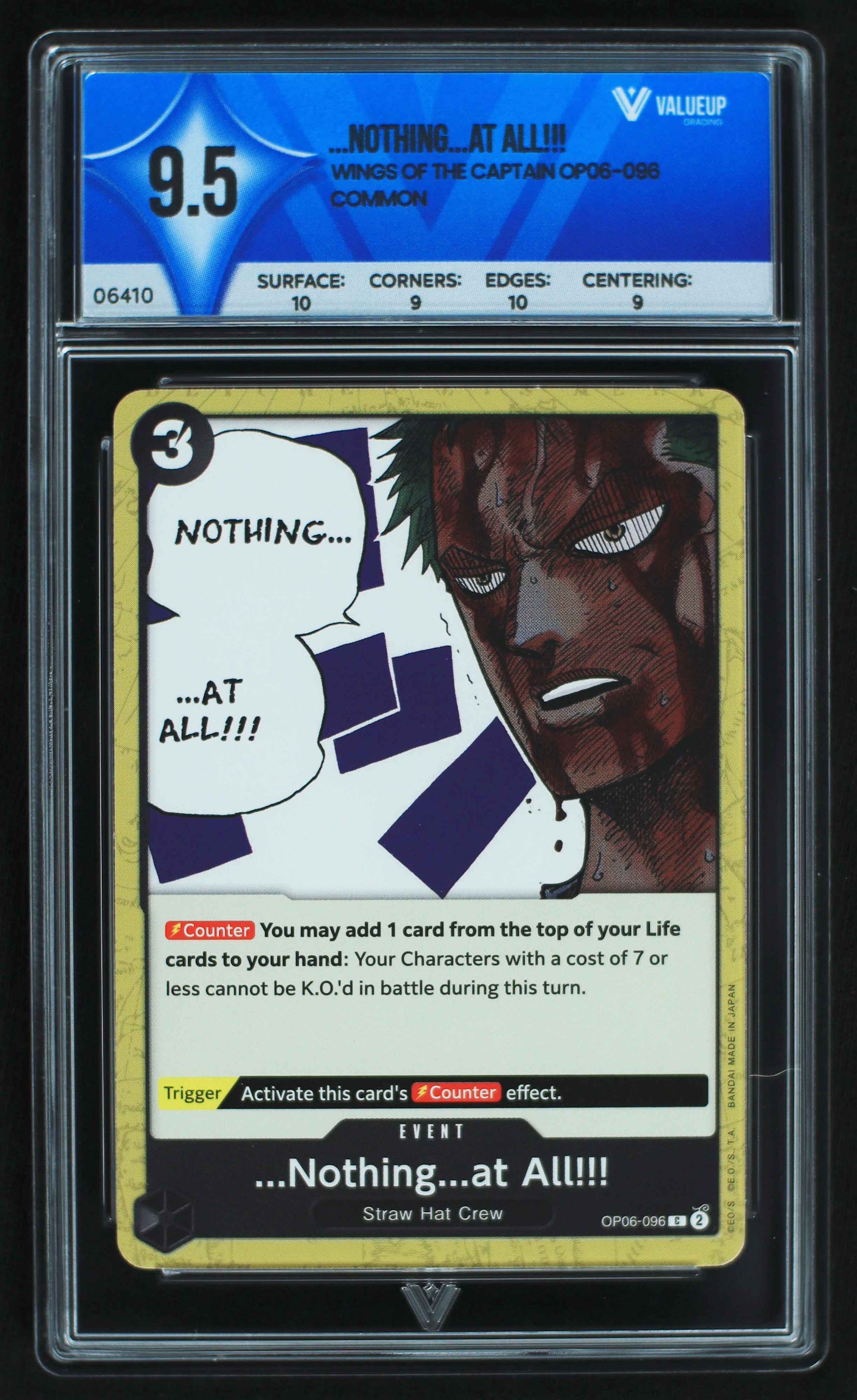 06410 ...NOTHING...AT ALL!!! Grading Card