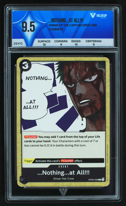 06410 ...NOTHING...AT ALL!!! Grading Card