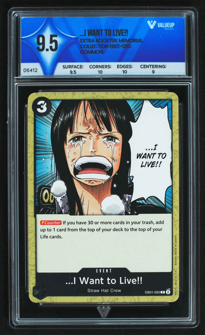 06412 ...I WANT TO LIVE!! Grading Card