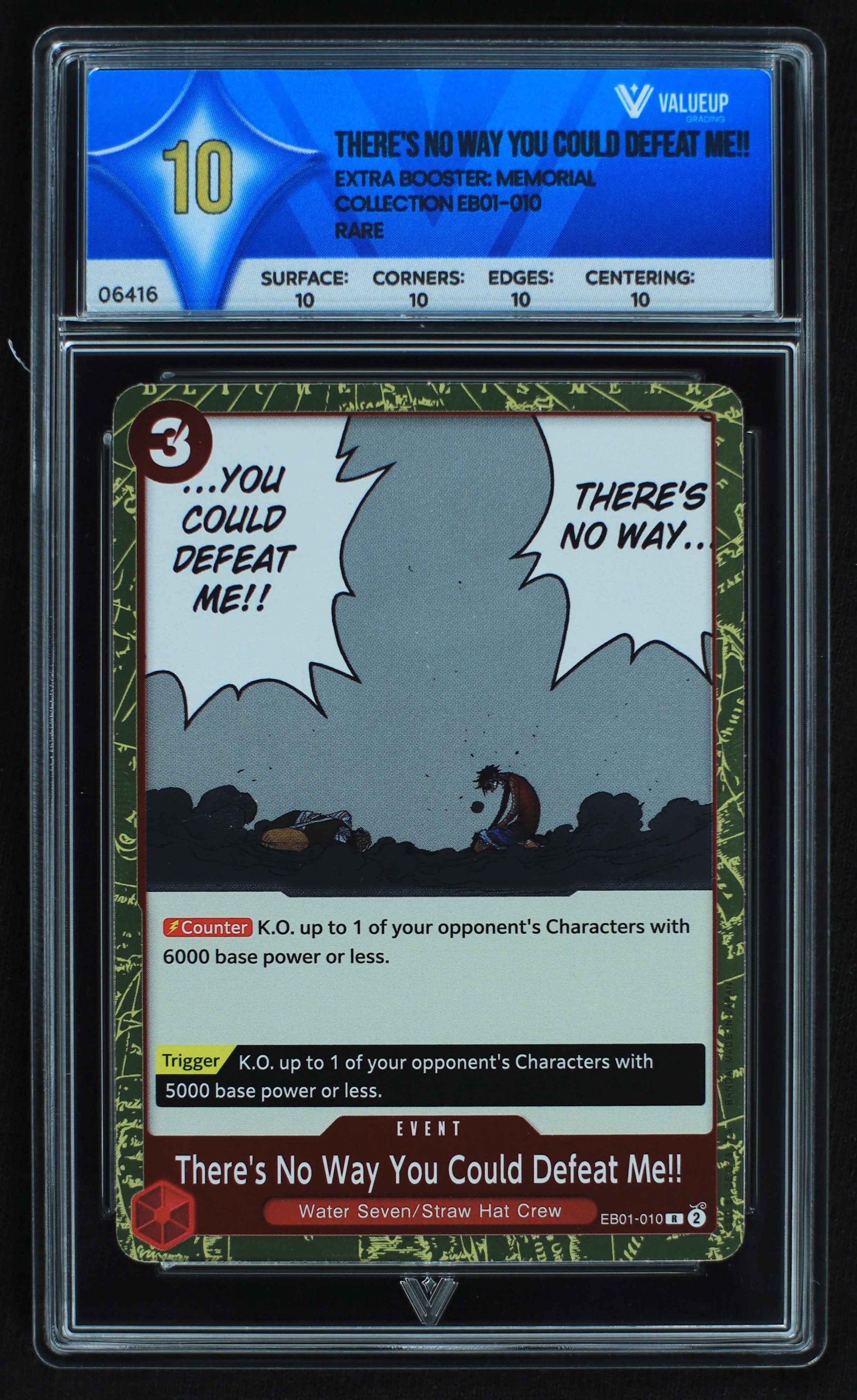06416 THERE'S NO WAY YOU COULD DEFEAT ME!! Grading Card