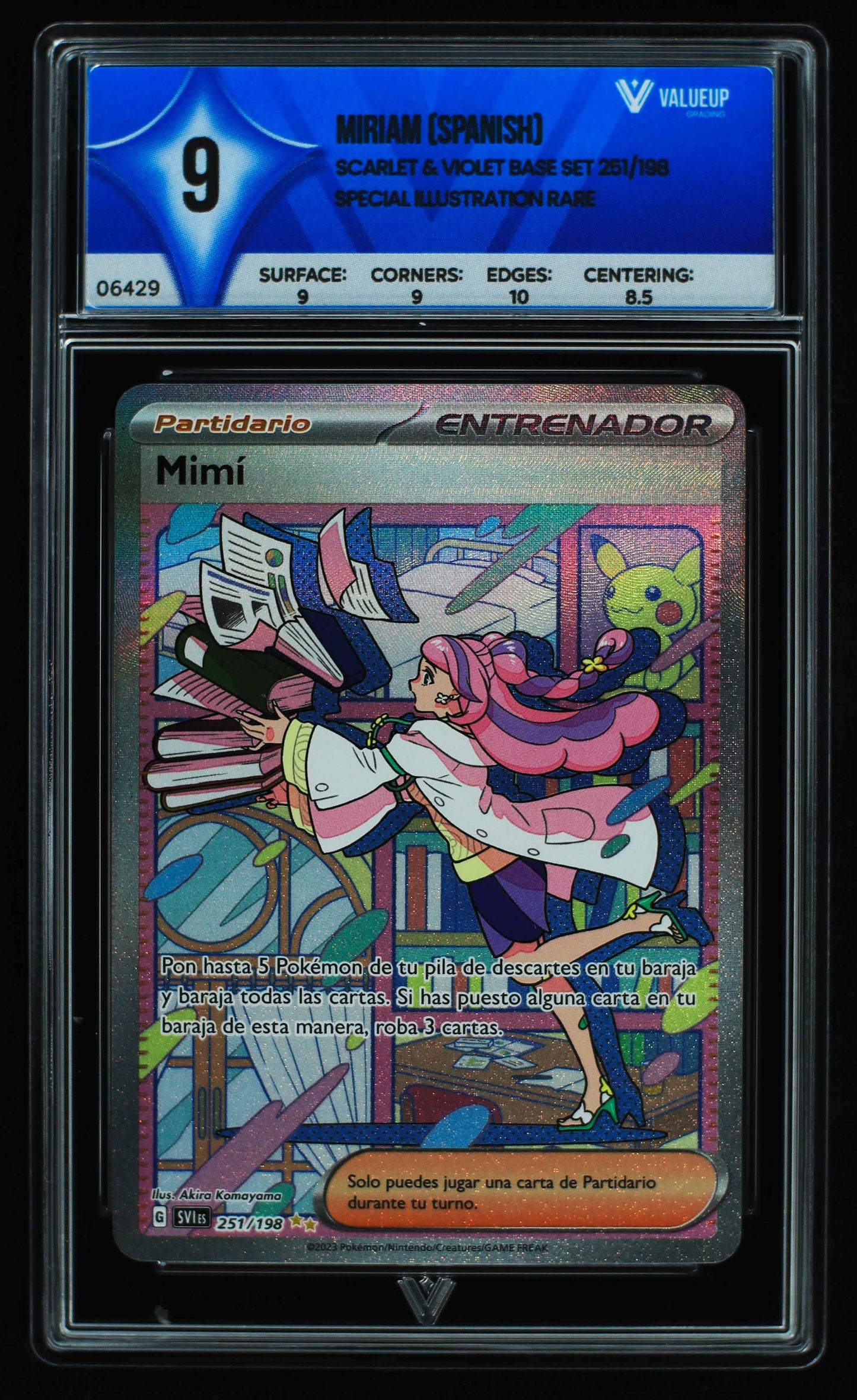 06429 MIRIAM (SPANISH) Grading Card