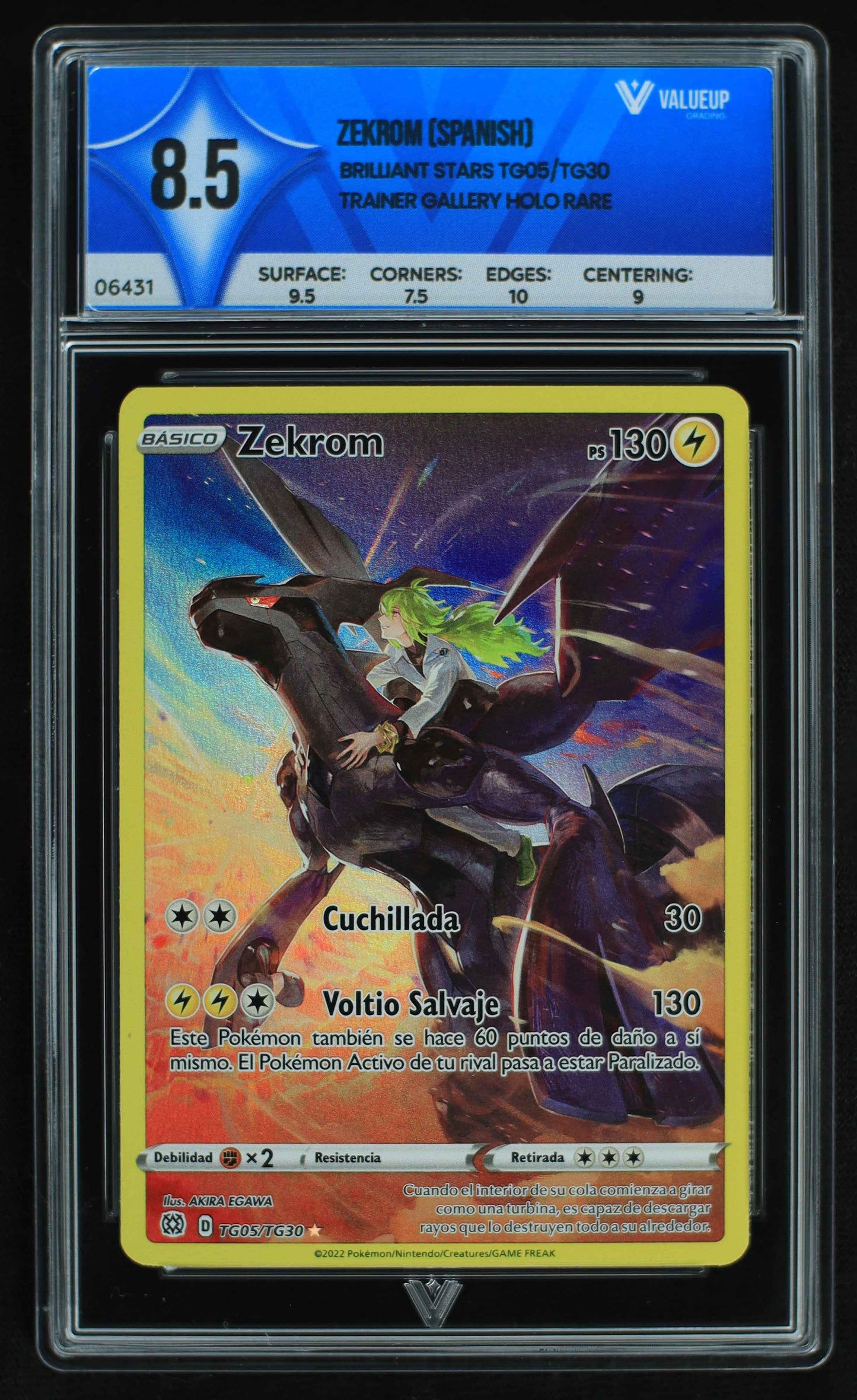 06431 ZEKROM (SPANISH) Grading Card